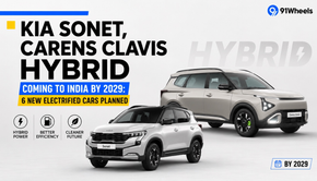 Kia Sonet, Carens Clavis Hybrid Coming to India by 2029: 6 New Electrified Cars Planned